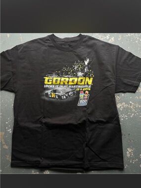 Gordon Black Short Sleeve Graphic Tee